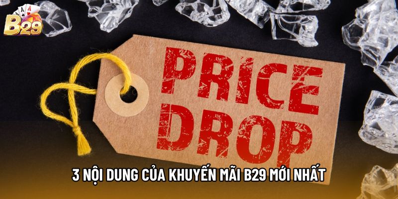 3 nội dung của khuyến mãi B29 mới nhất 3 nội dung của khuyến mãi B29 mới nhất