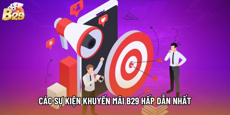 Các sự kiện khuyến mãi B29 hấp dẫn nhất Các sự kiện khuyến mãi B29 hấp dẫn nhất